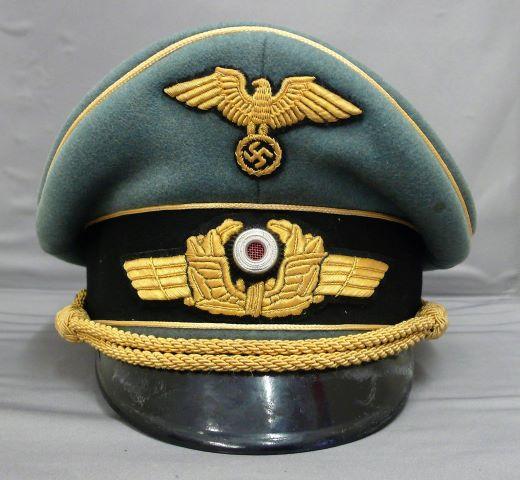 REICHSBAHN GENERALS VISOR CAP.