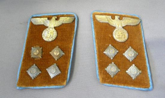 NSDAP ORTSGRUPPE COLLAR PATCHES