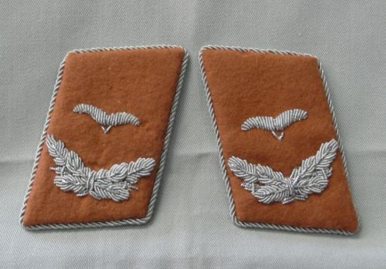 LUFTWAFFE OFFICERS COLLAR PATCHES