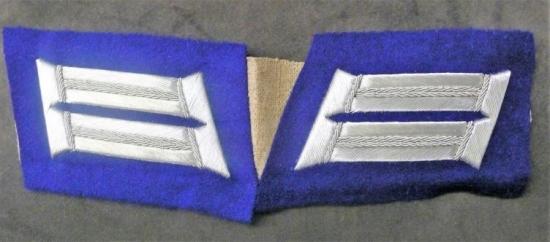 UNFINISHED MEDICAL OFFICERS COLLAR PATCHES