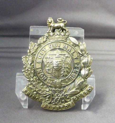 PRINCE ALFRED'S GUARD. BOER WAR SLOUCH HAT BADGE.