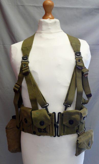 WW2 US ARMY COMPLETE ENLISTED RIFLEMAN'S FIELD EQUIPTMENT