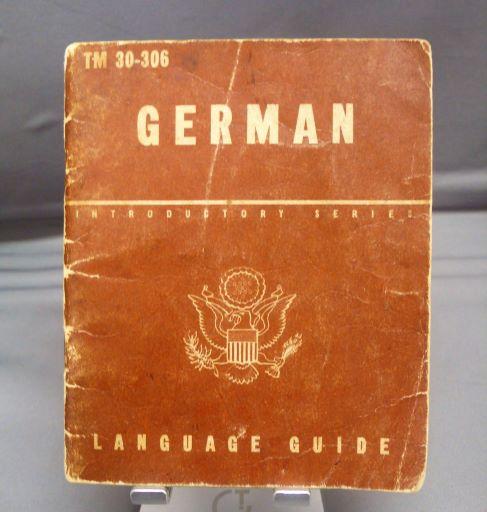 WW2   U.S.A.  SOLDIERS GERMAN LANGUAGE BOOK