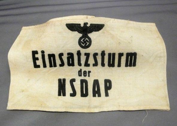 NSDAP   EINSATZSTURM DER NSDAP ARMBAND