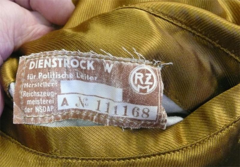 POLITICAL LEADERS SERVICE TUNIC