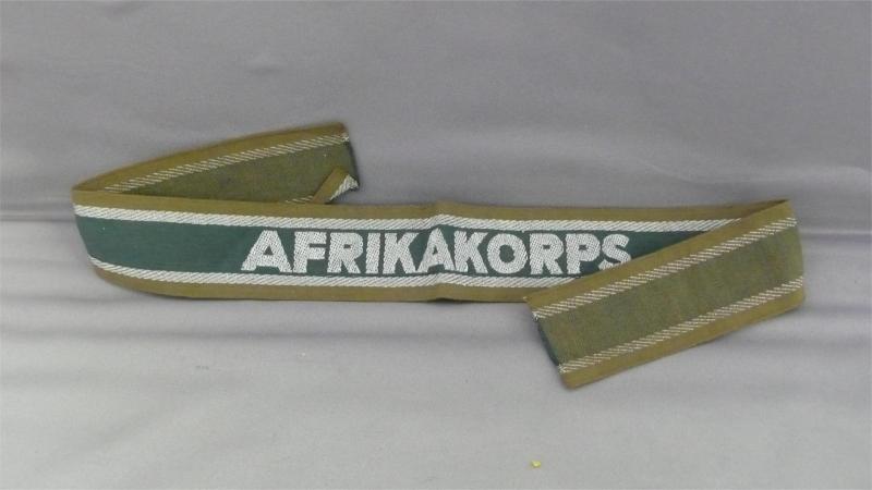 WEHRMACHT AFRIKAKORPS CUFFTITLE.
