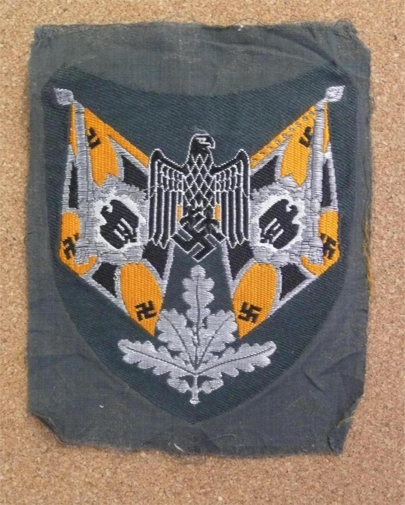 WEHRMACHT STANDARD BEARERS  ARM SHIELD