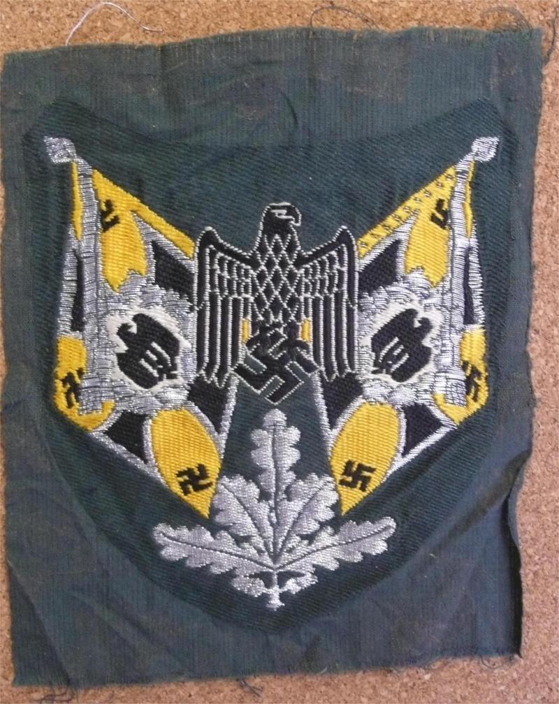 WEHRMACHT STANDARD BEARERS  ARM SHIELD